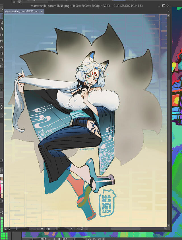 fullbody | sketch, flat color