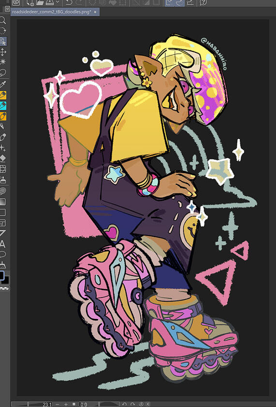 fullbody | lined, flat color