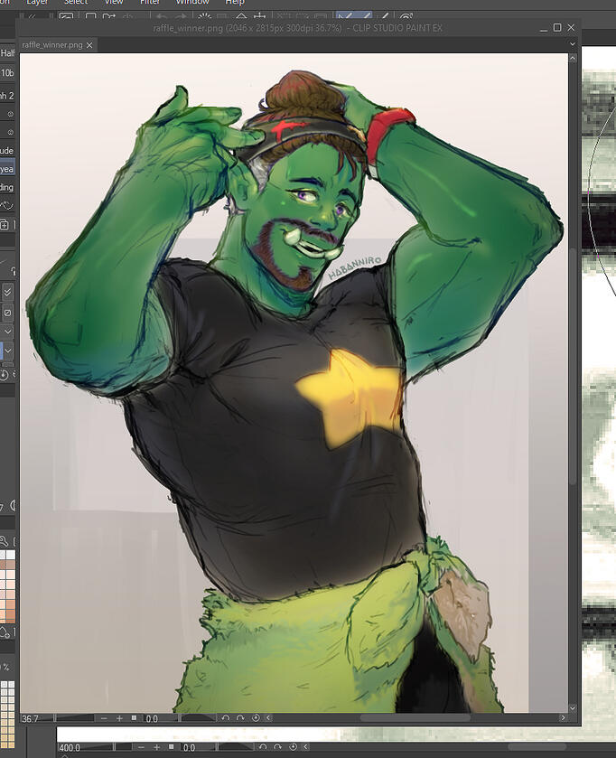 halfbody | sketch, rough color