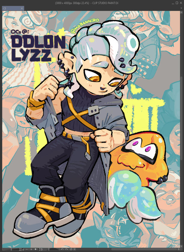 fullbody | lined, block color